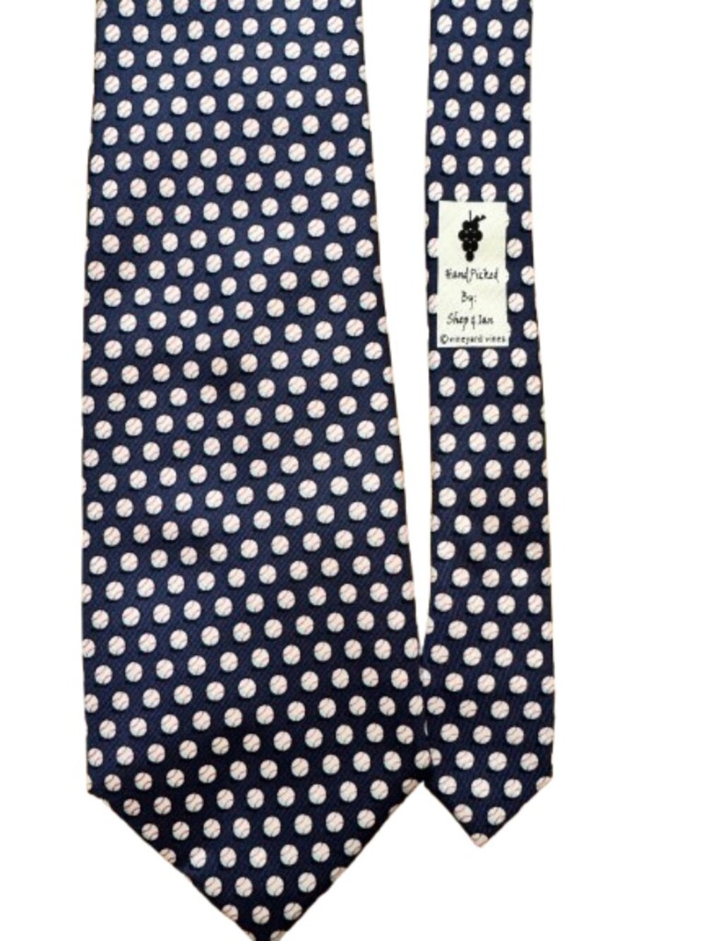 Vineyard Vines Blue Baseball Tie